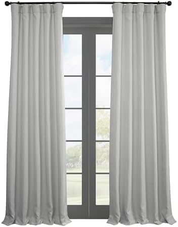 HPD Faux Linen Curtain 100x96" Birch, 1 Panel