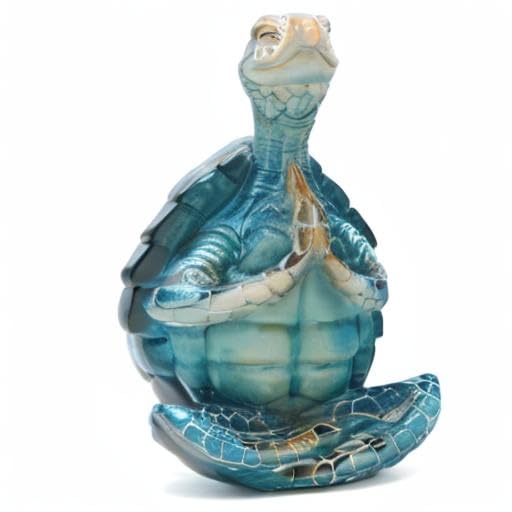 VVGIFTS Sea Turtle Yoga Statue