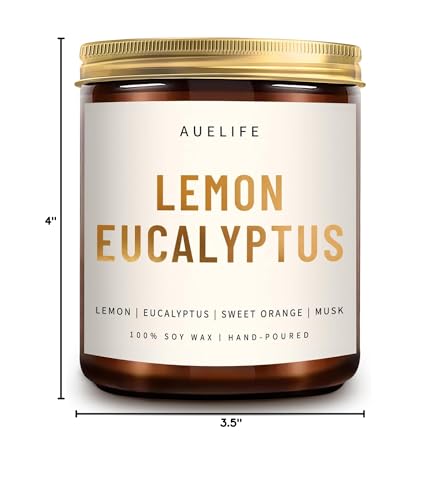 Auelife 4-Pack Fall Scented Candles