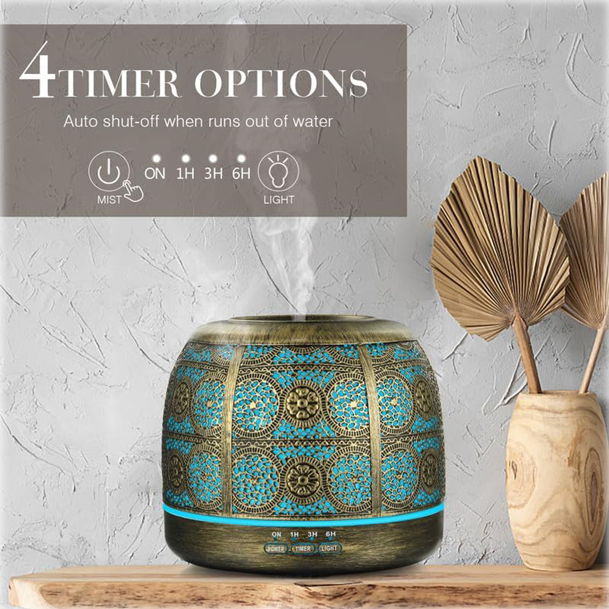 500ml Metal Essential Oil Diffuser