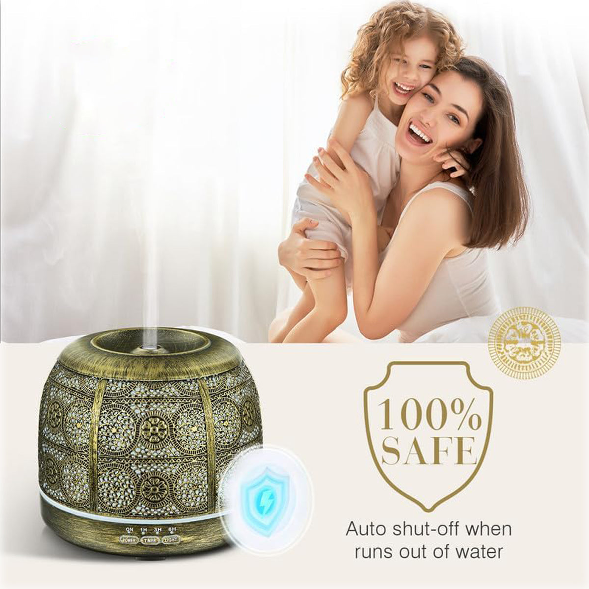 500ml Metal Essential Oil Diffuser