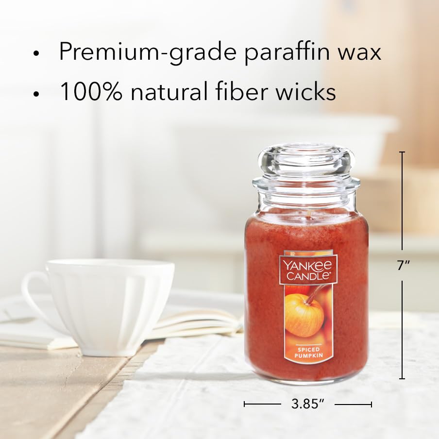 Yankee Candle Spiced Pumpkin, 22oz