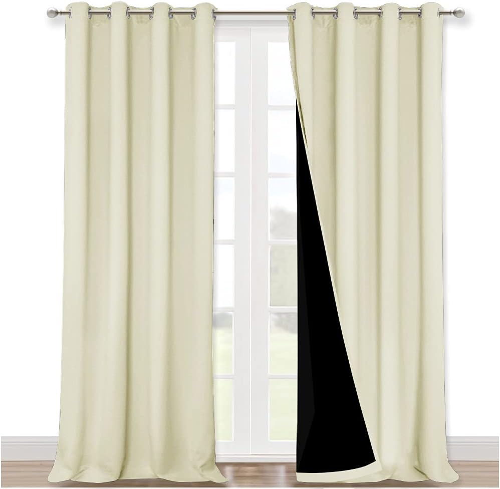 NICETOWN Blackout Curtains 52x84" Gray