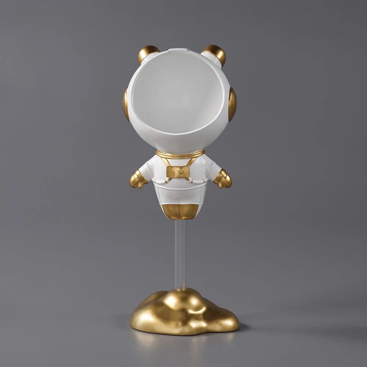 Gold Astronaut Floor Statue