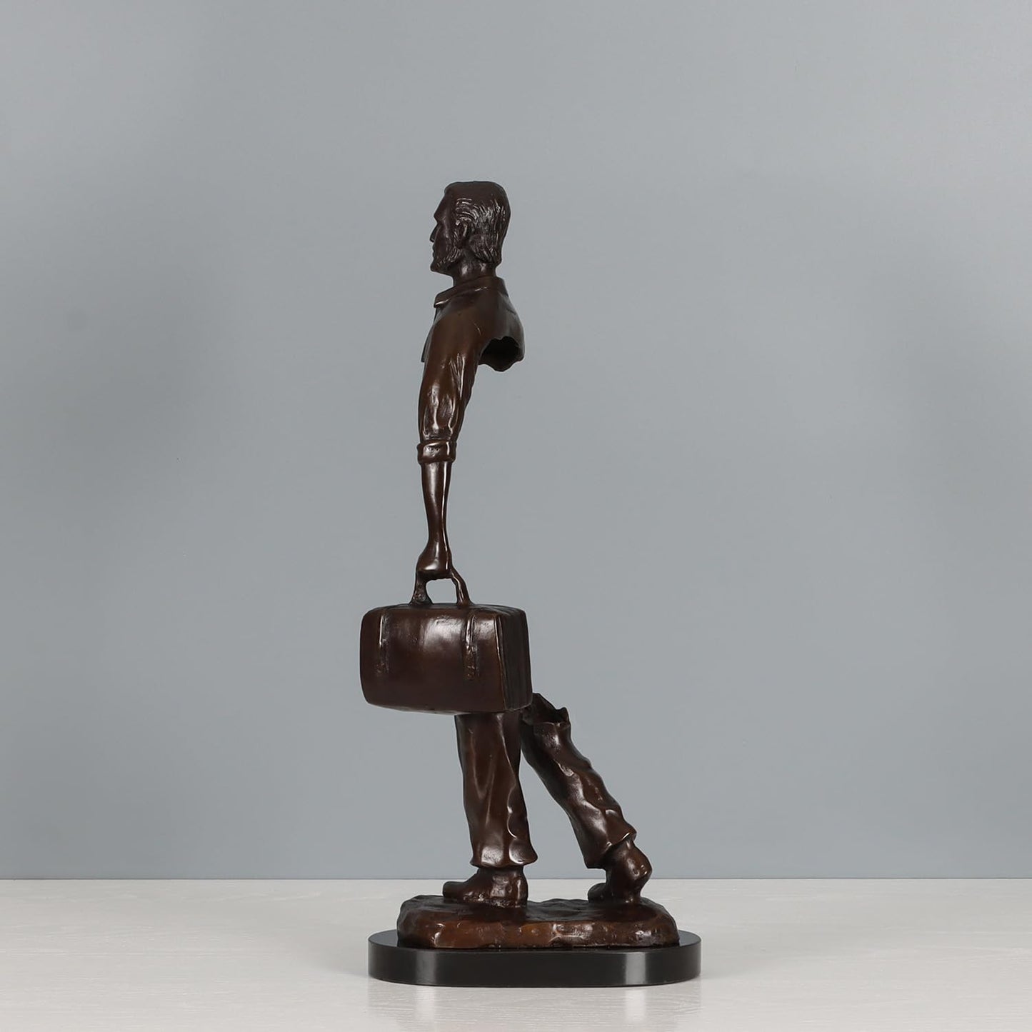Traveler Man Bronze Statue – Large