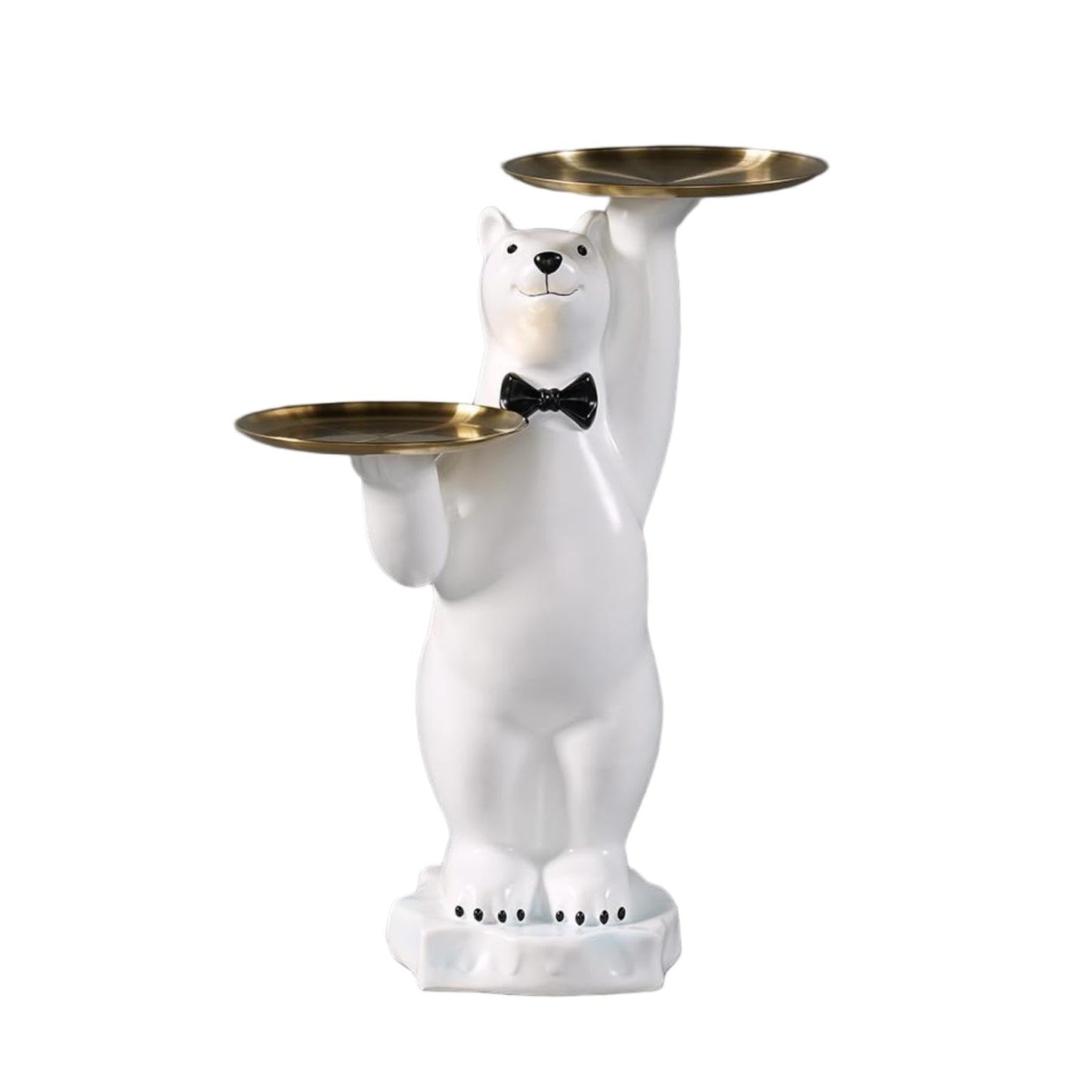 Homary Gold Leopard Side Table