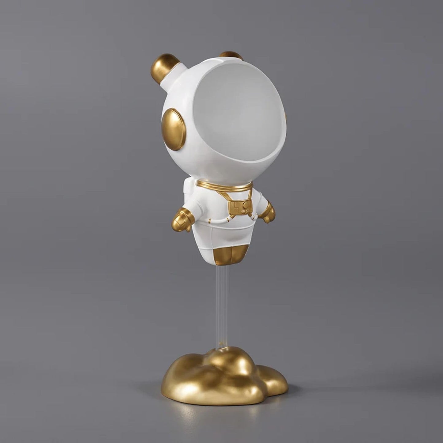 Gold Astronaut Floor Statue