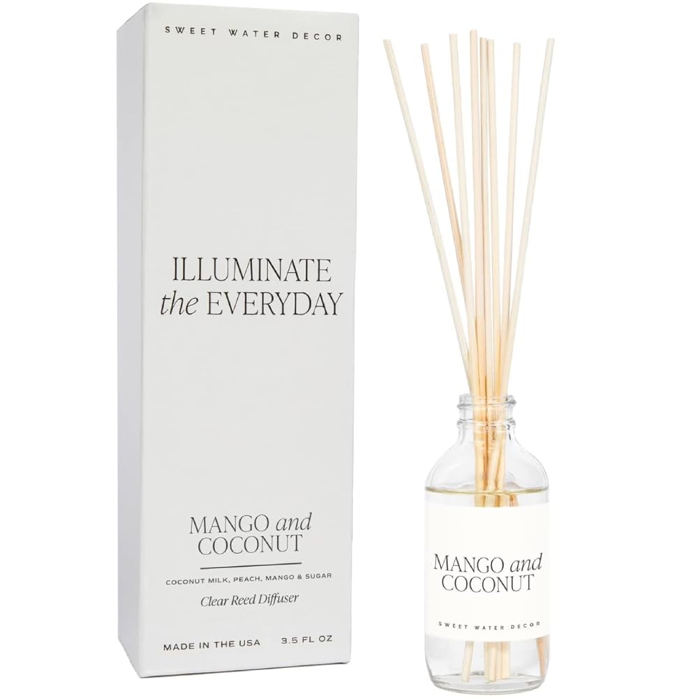 Sweet Water Decor Cashmere Vanilla Reed Diffuser – 3.5oz