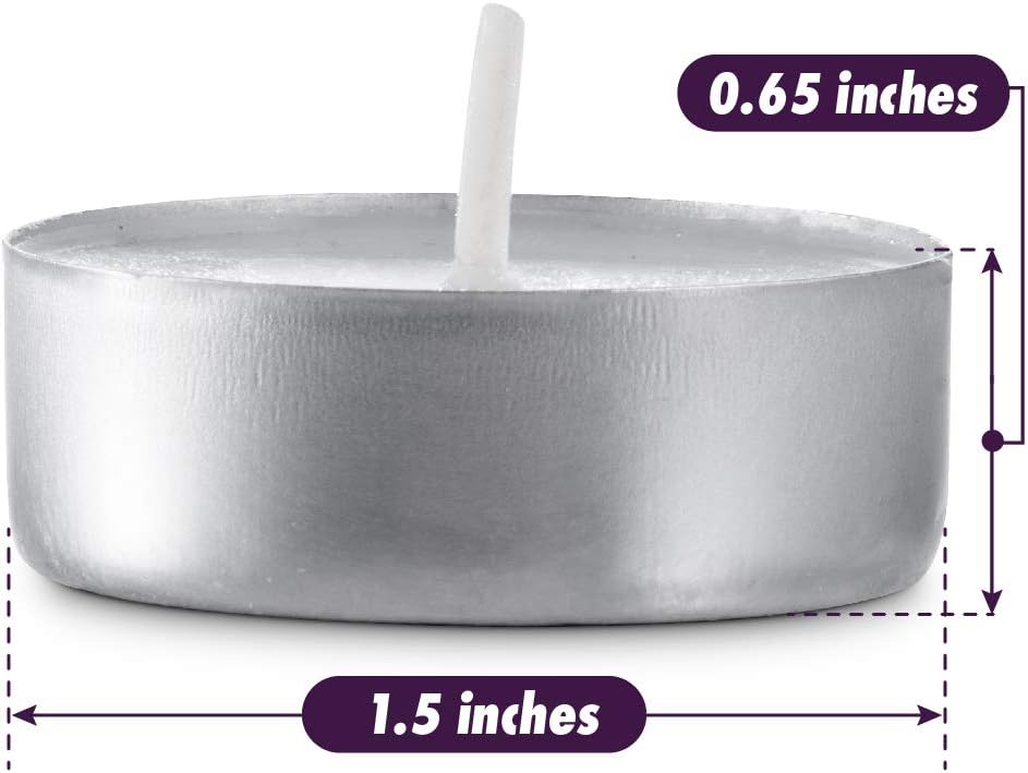 MontoPack Unscented Tea Light Candles
