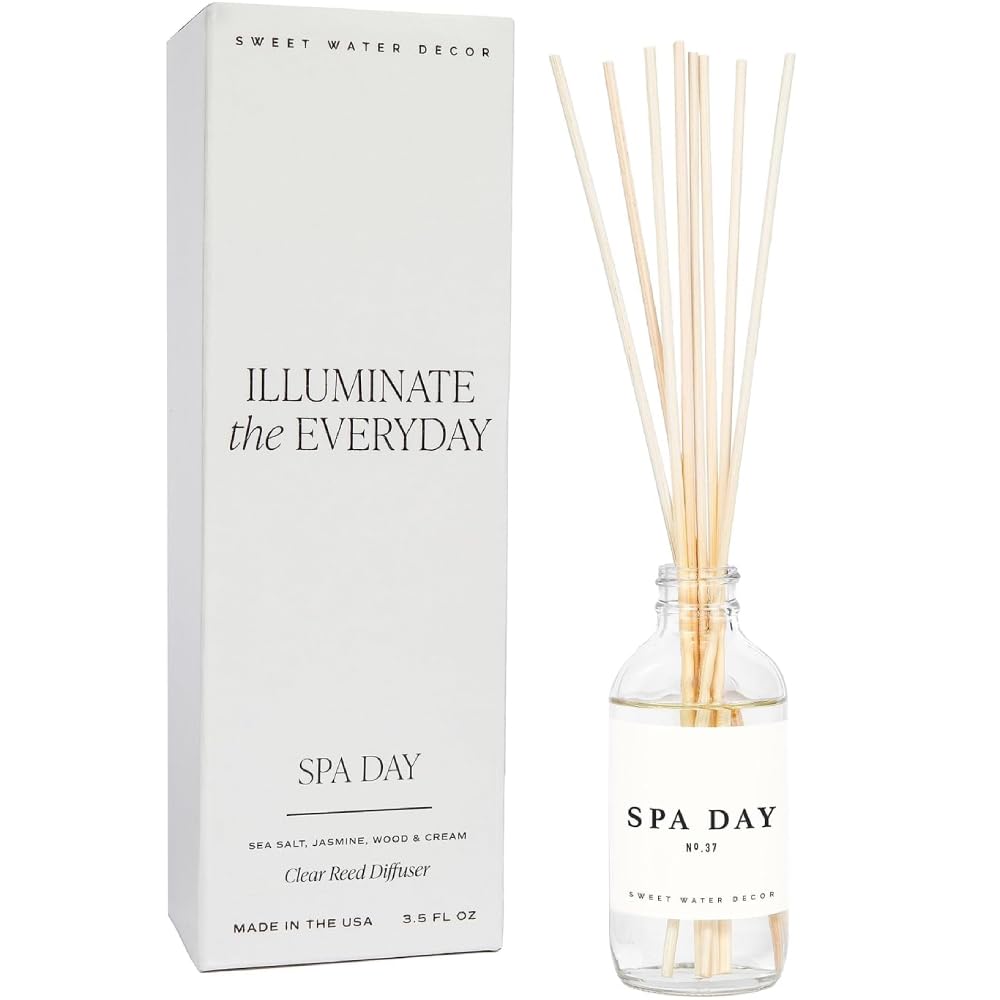 Sweet Water Decor Cashmere Vanilla Reed Diffuser – 3.5oz