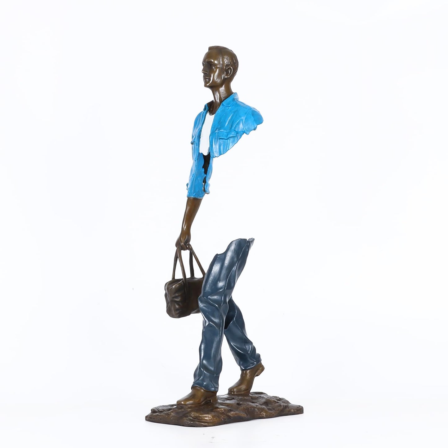 Traveler Man Bronze Statue – Large