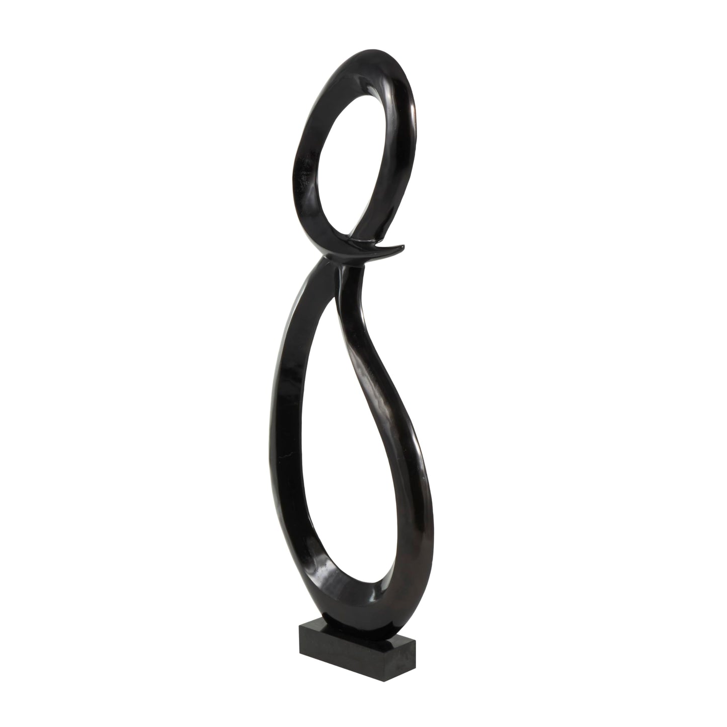 Deco 79 Abstract Sculpture 62" Black