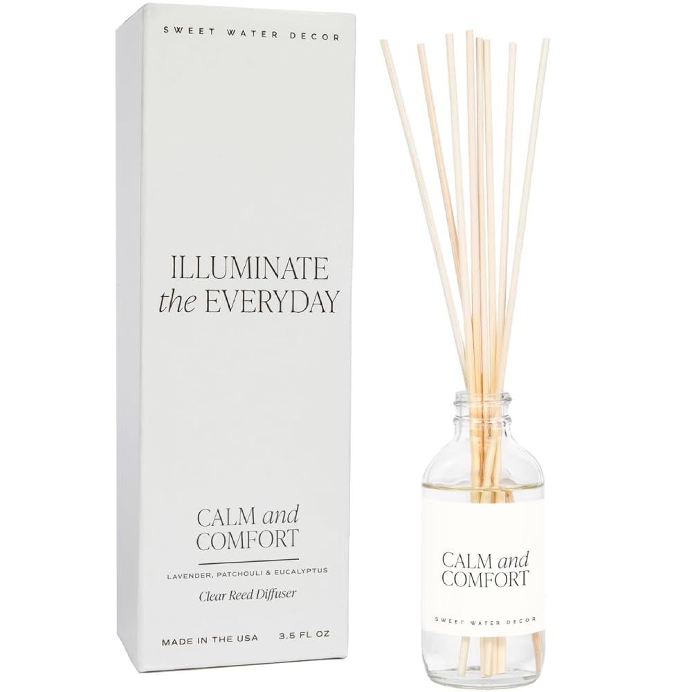 Sweet Water Decor Cashmere Vanilla Reed Diffuser – 3.5oz