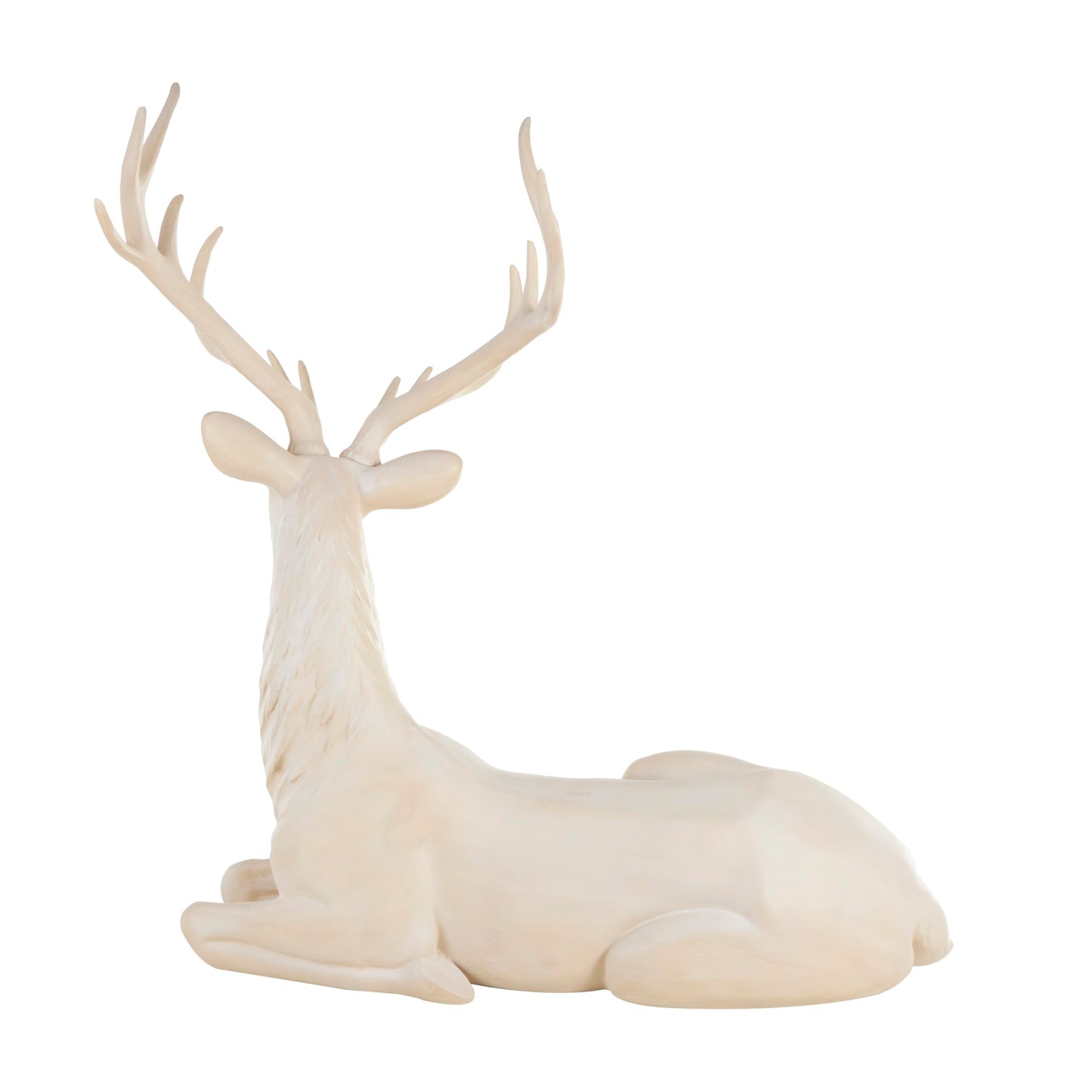 Deco 79 Cream Reindeer Statue 50"