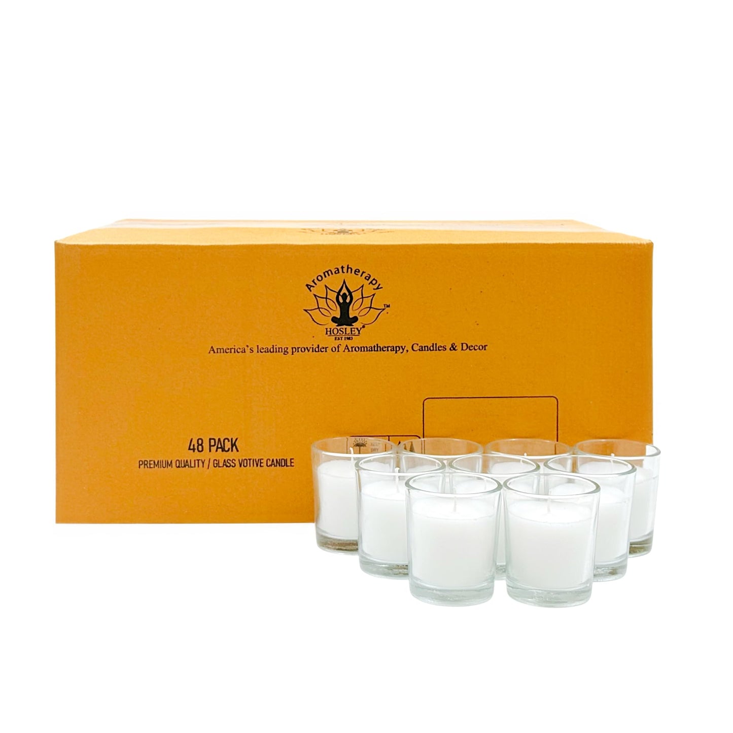 Hosley 240 Ivory Votive Candles