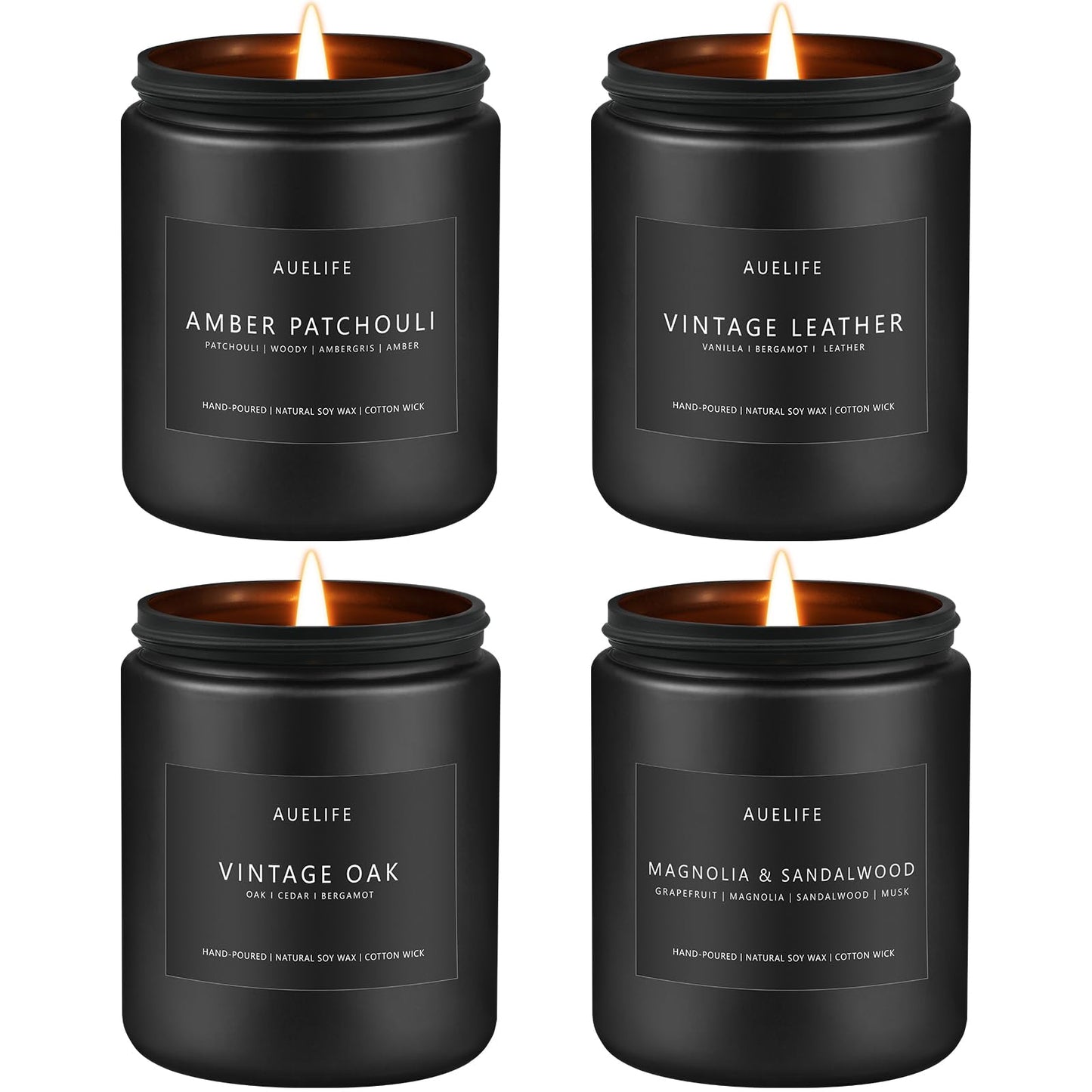 Men’s 4-Pack Scented Candle Set