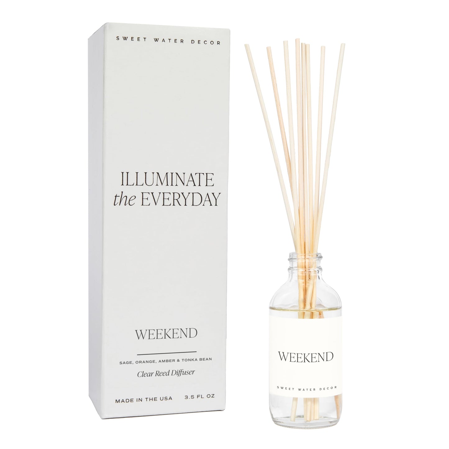 Sweet Water Decor Cashmere Vanilla Reed Diffuser – 3.5oz