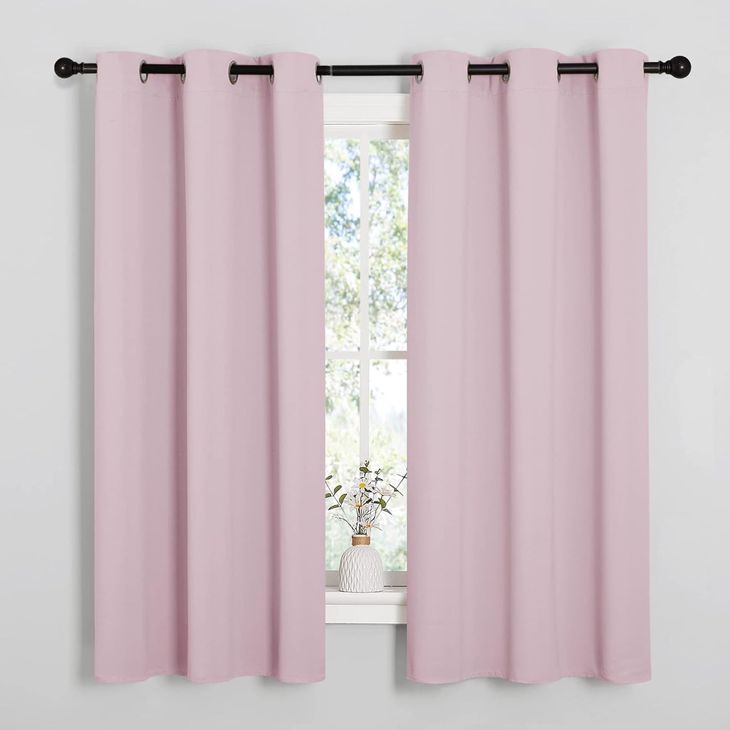 NICETOWN Blackout Curtains 42x63" Black