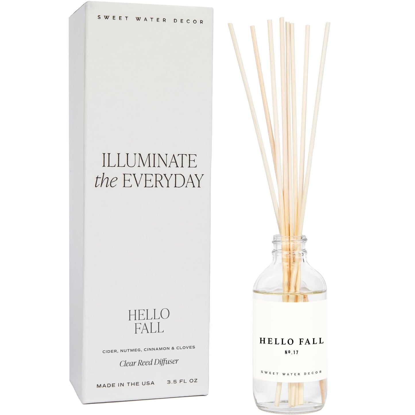 Sweet Water Decor Cashmere Vanilla Reed Diffuser – 3.5oz