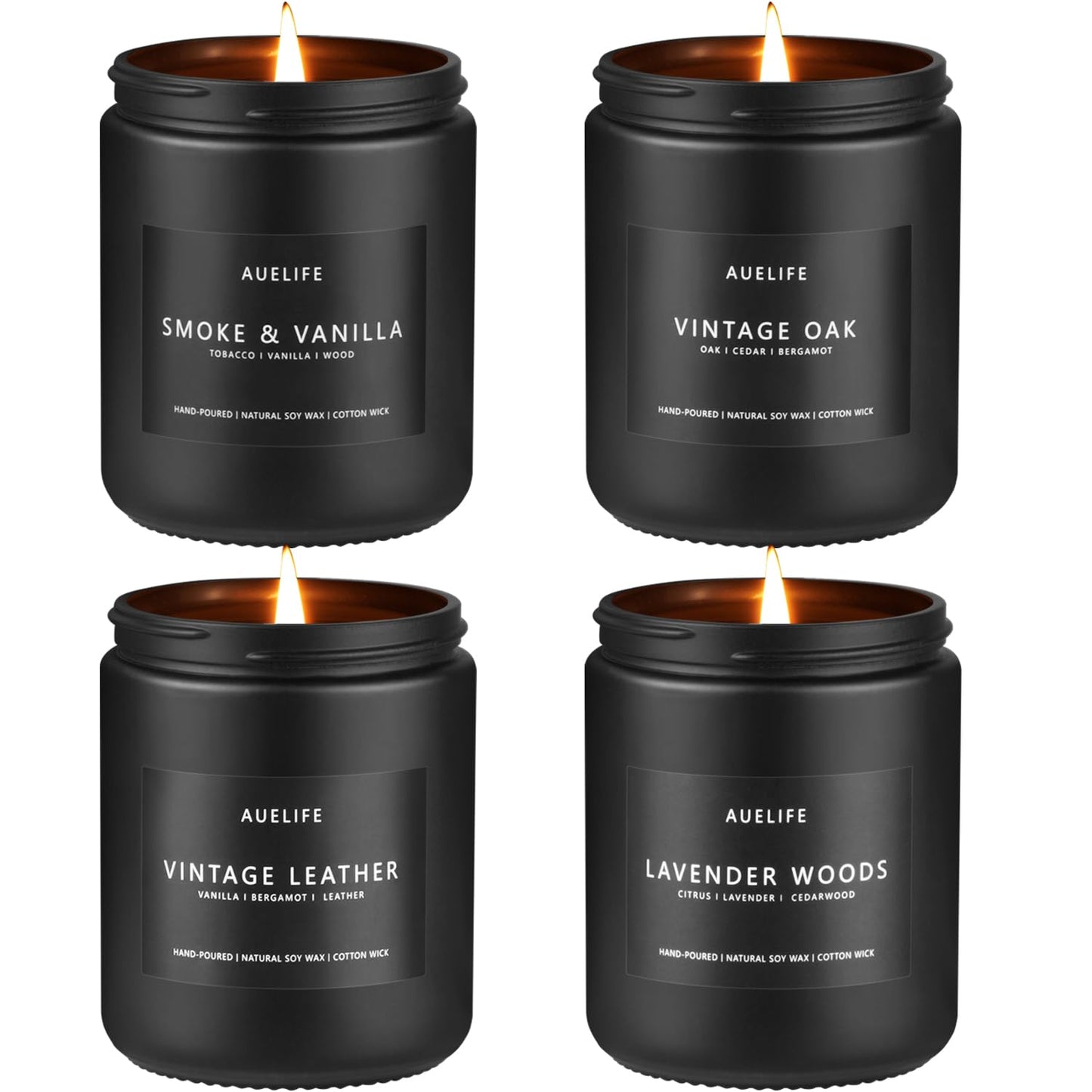 Men’s 4-Pack Scented Candle Set
