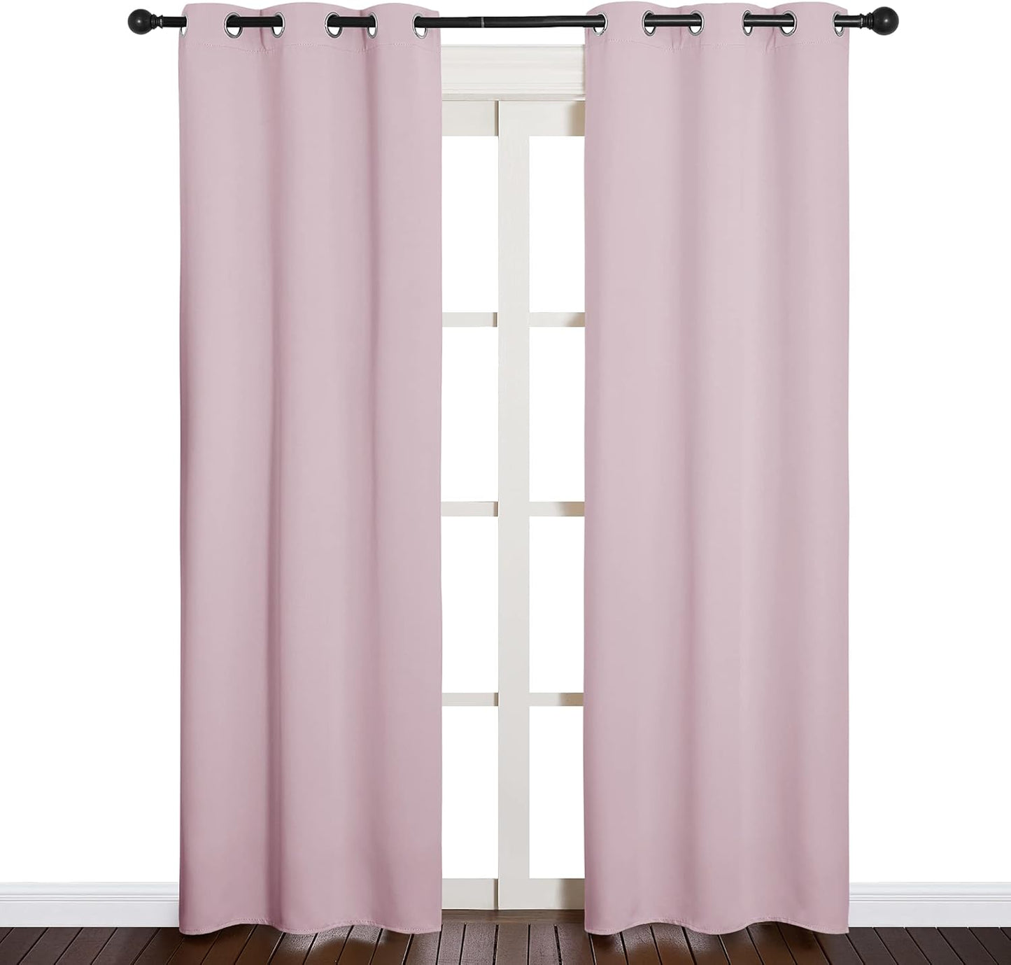 NICETOWN Blackout Curtains 42x63" Black