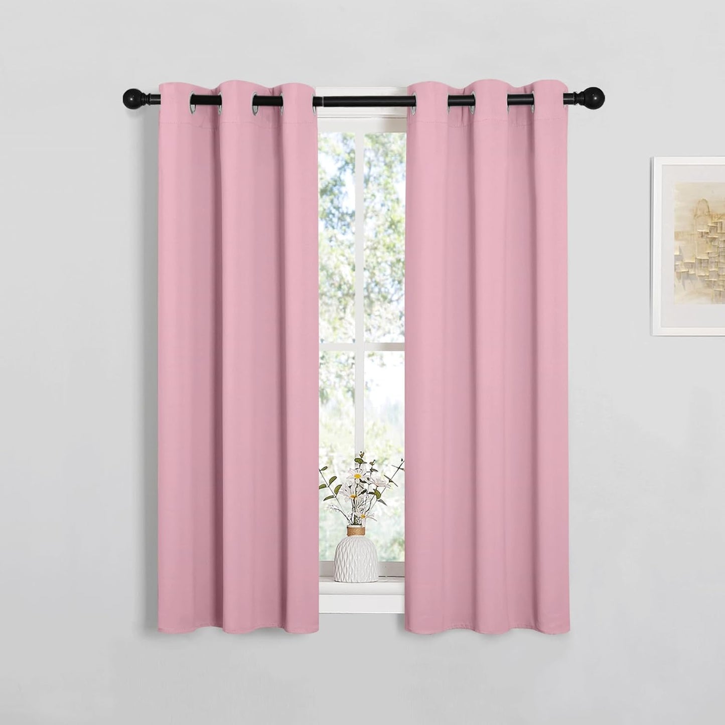 NICETOWN Blackout Curtains 42x63" Black