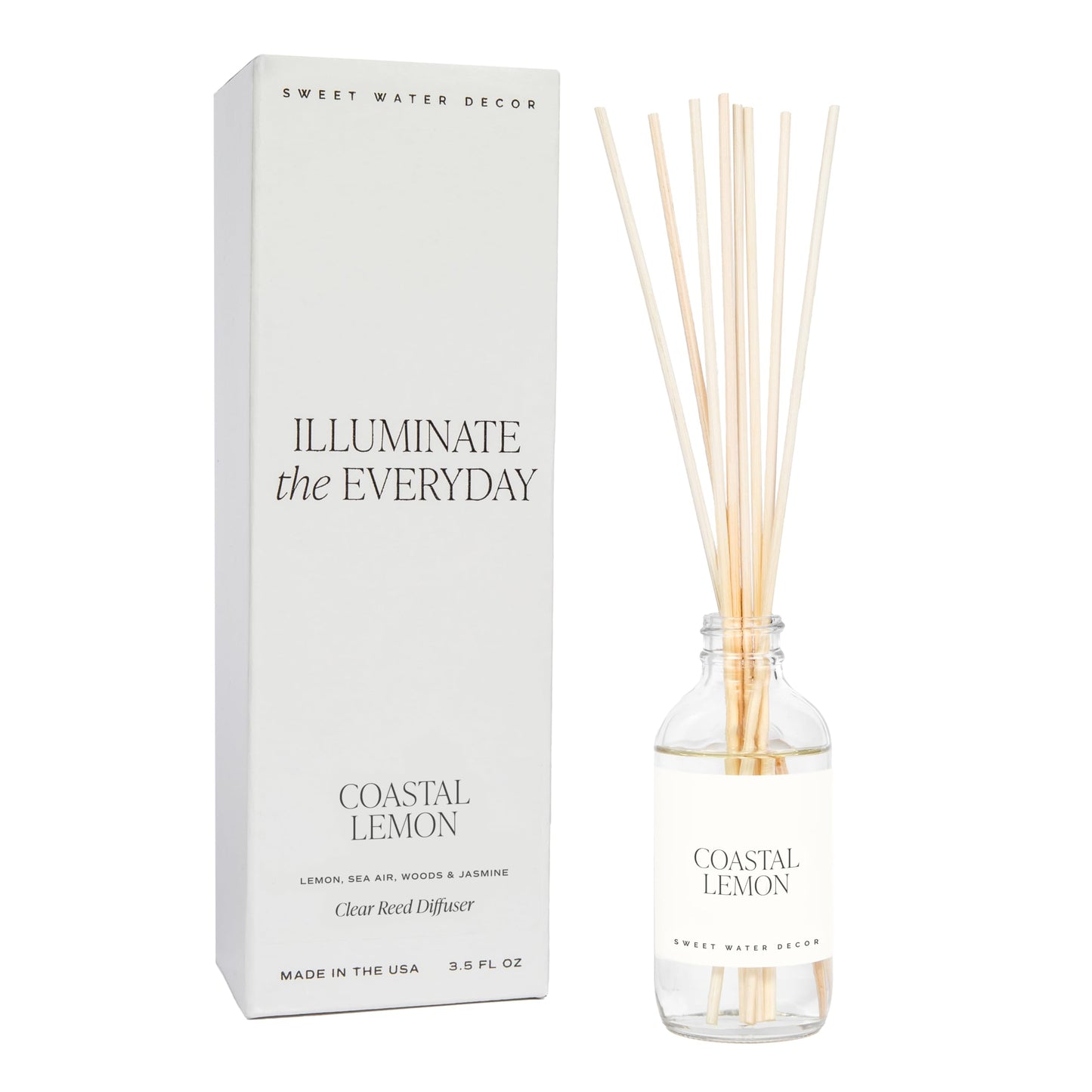 Sweet Water Decor Cashmere Vanilla Reed Diffuser – 3.5oz