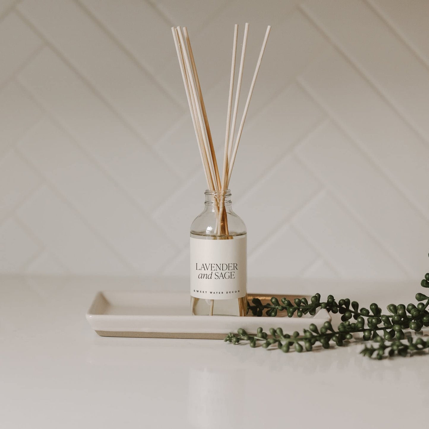 Sweet Water Decor Cashmere Vanilla Reed Diffuser – 3.5oz