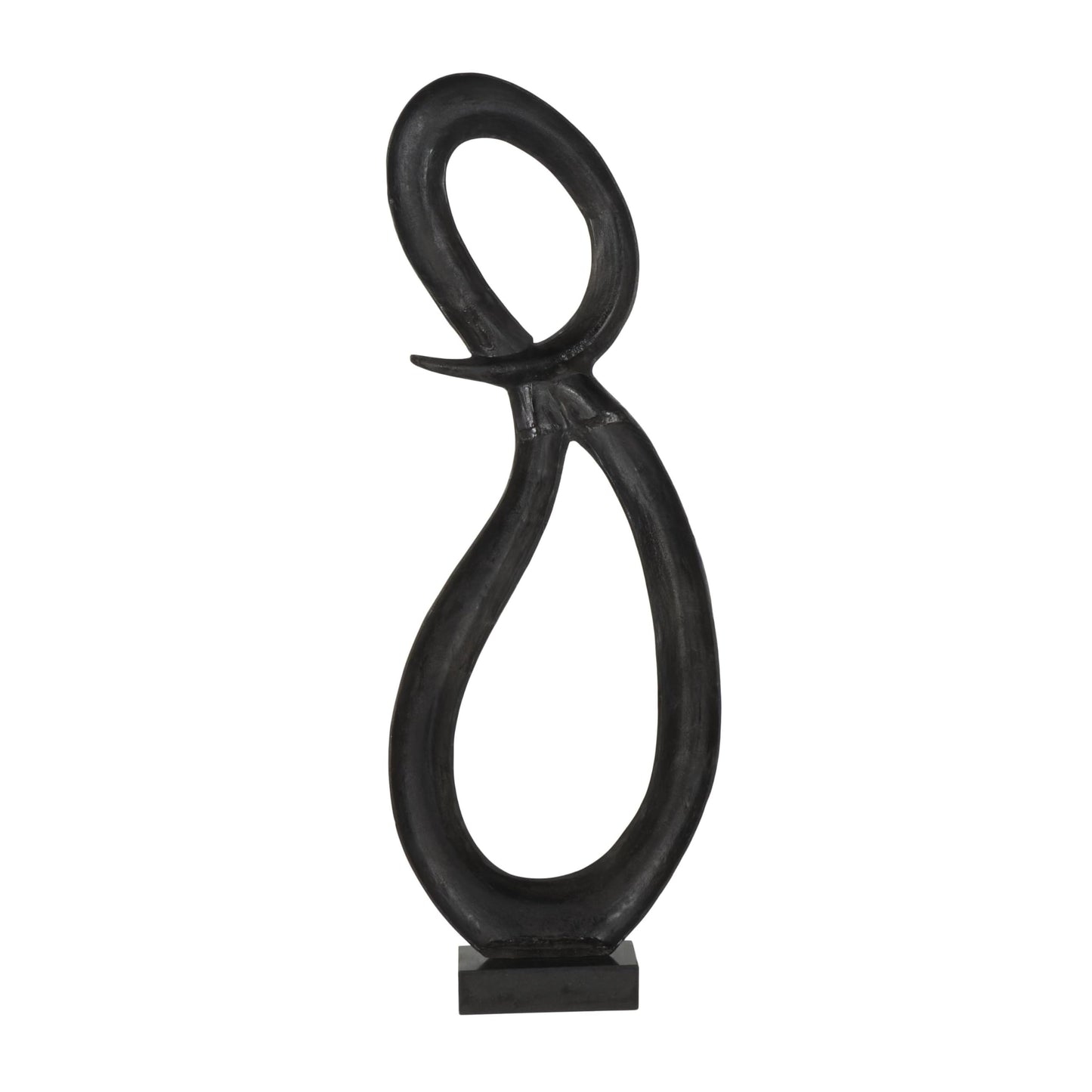 Deco 79 Abstract Sculpture 62" Black