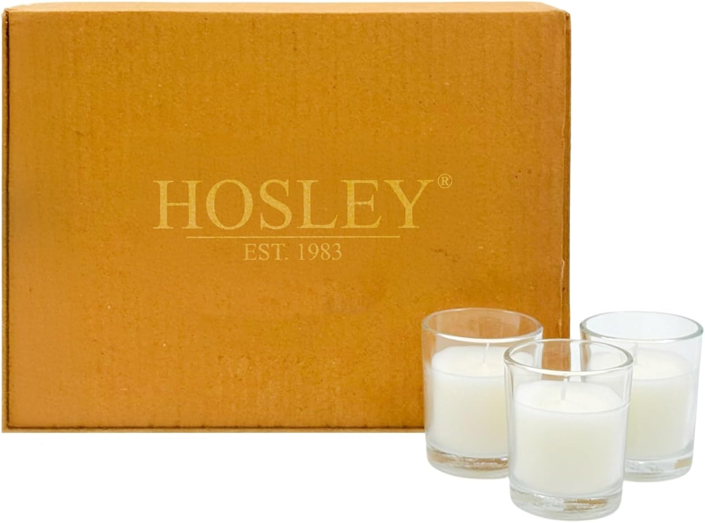 Hosley 240 Ivory Votive Candles