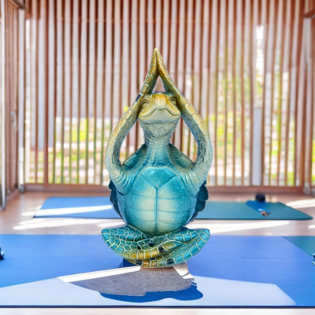 VVGIFTS Sea Turtle Yoga Statue