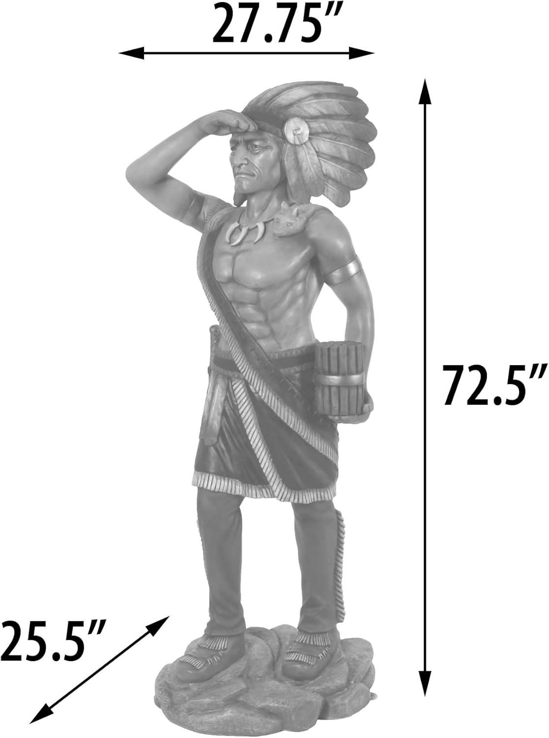 AFD Home Tobacco Native American Indian 6ft