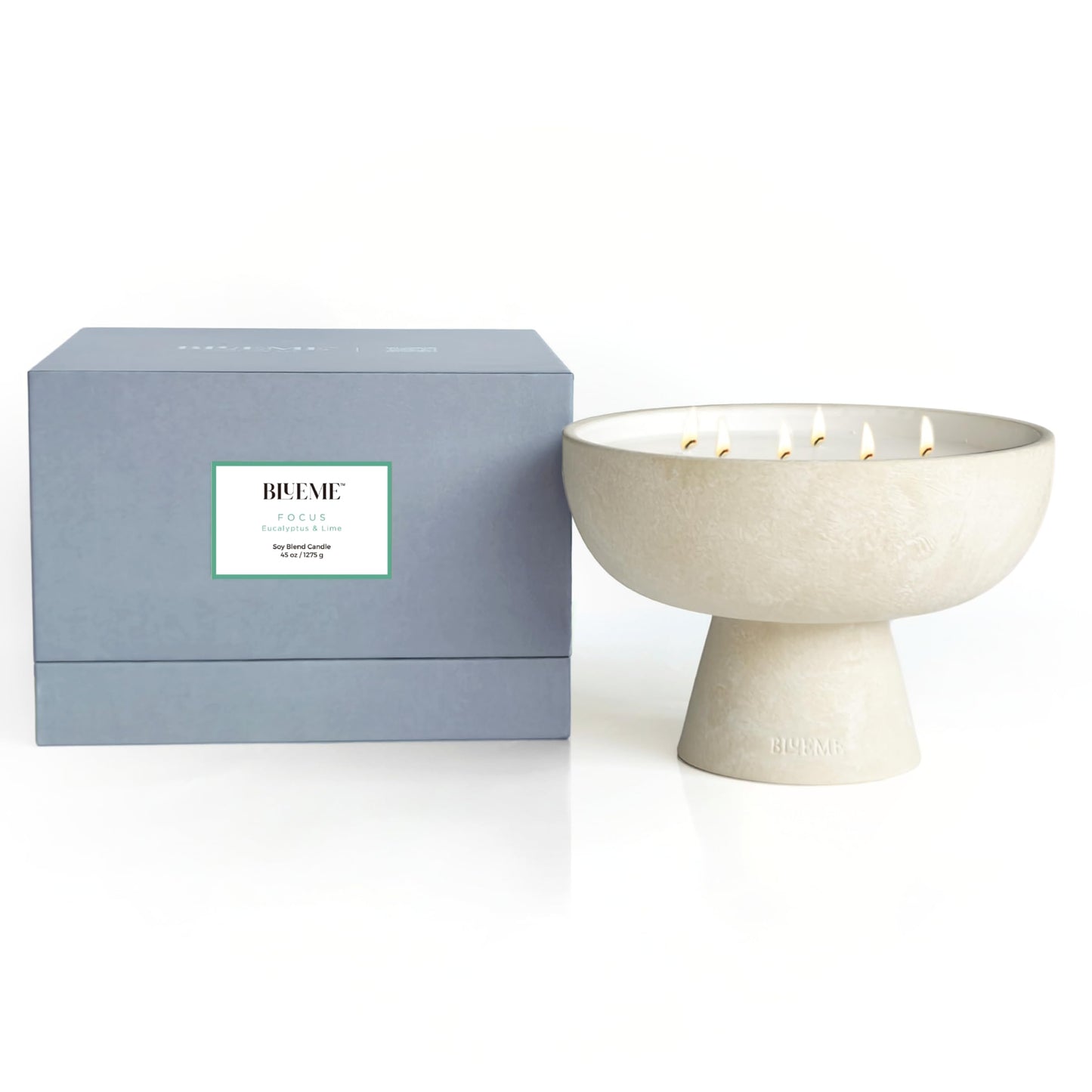 BLUEME 6-Wick Bergamot & Musk Candle