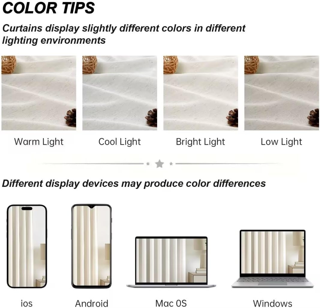 Topfinel Blackout Curtain 72x108, 1 Panel