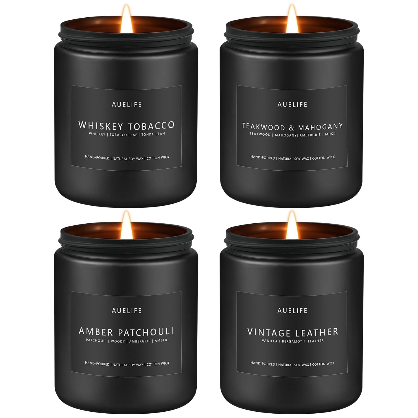 Men’s 4-Pack Scented Candle Set