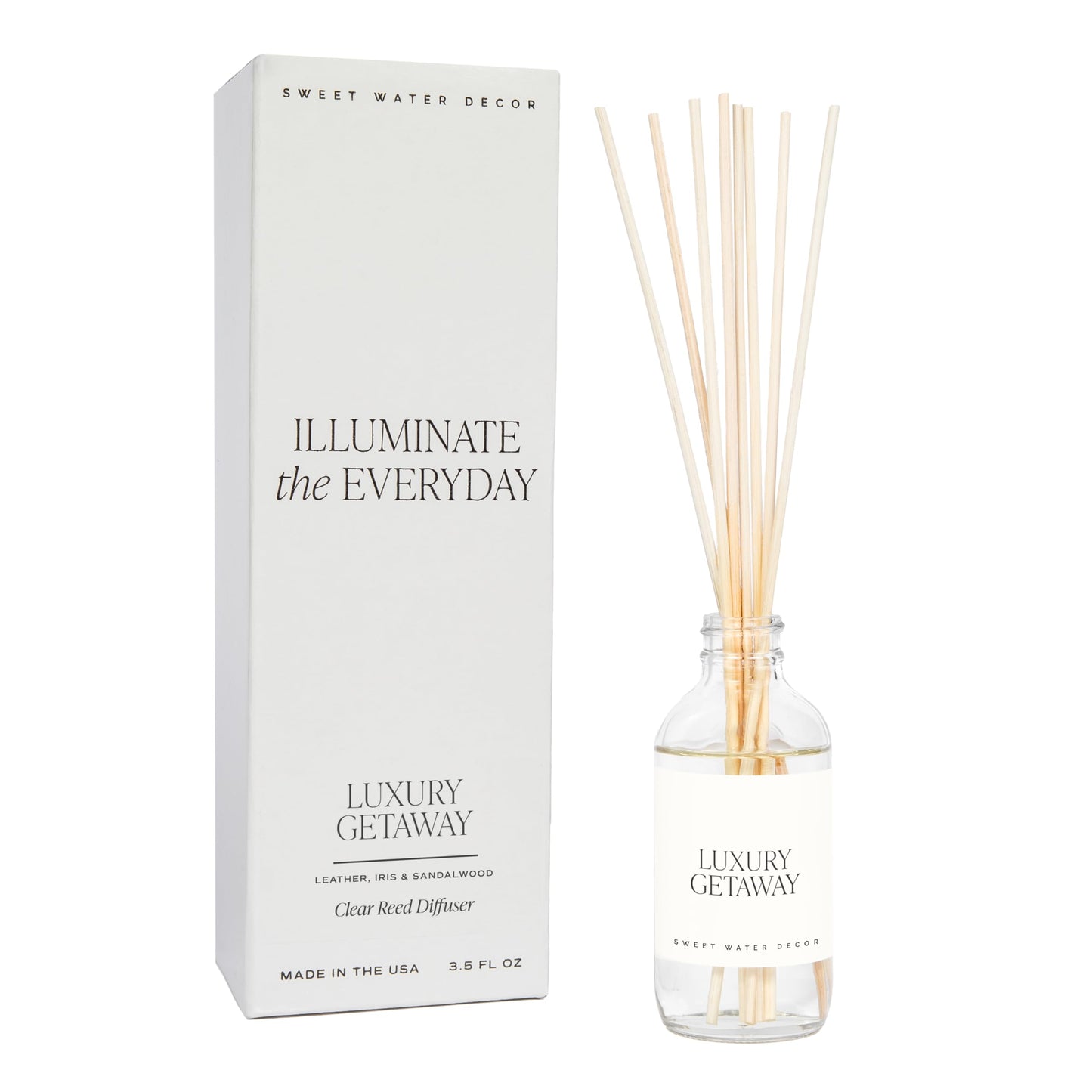 Sweet Water Decor Cashmere Vanilla Reed Diffuser – 3.5oz