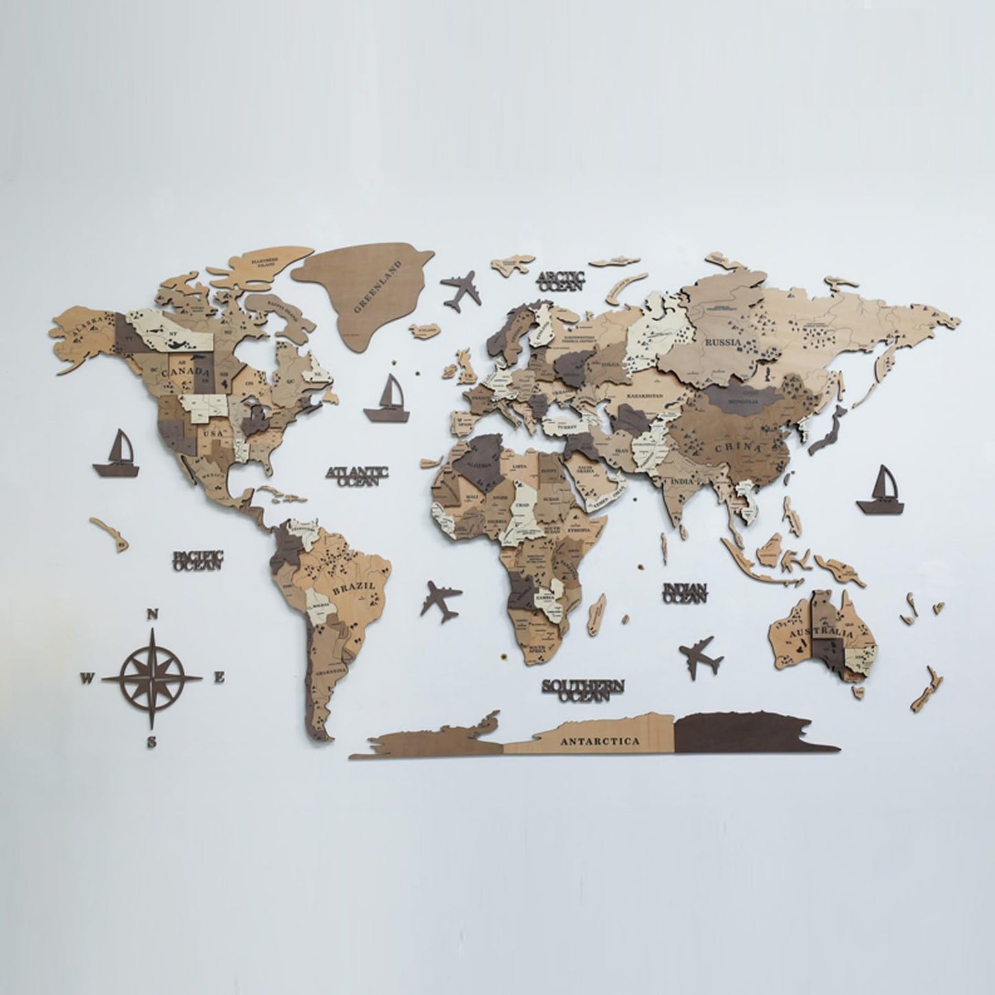 3D LED World Map – Medium
