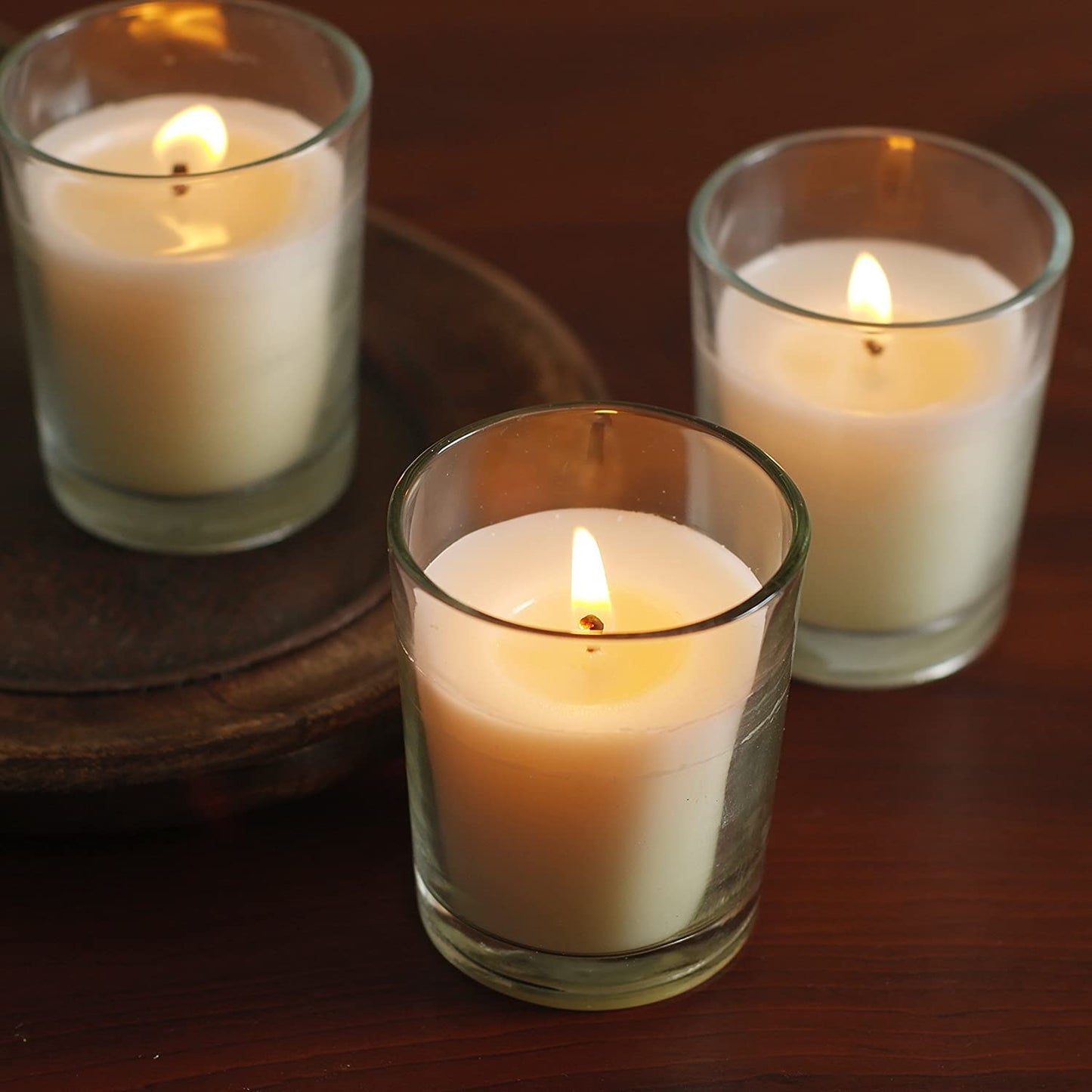 Hosley 240 Ivory Votive Candles