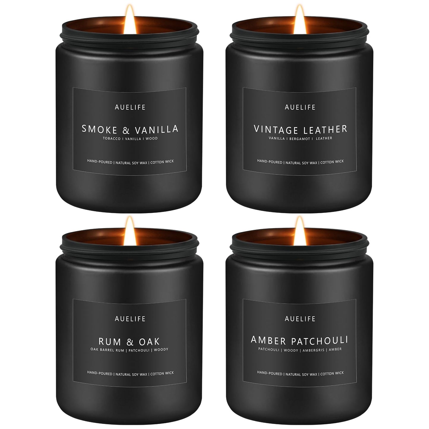 Men’s 4-Pack Scented Candle Set