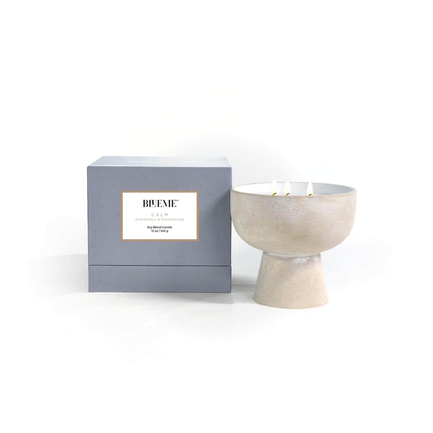 BLUEME 6-Wick Bergamot & Musk Candle