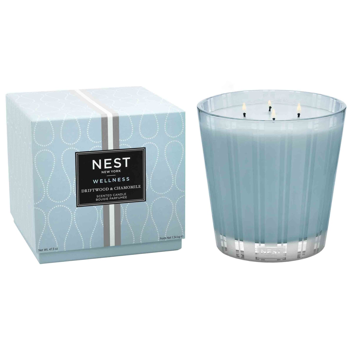 NEST Driftwood & Chamomile Candle, 4-Wick