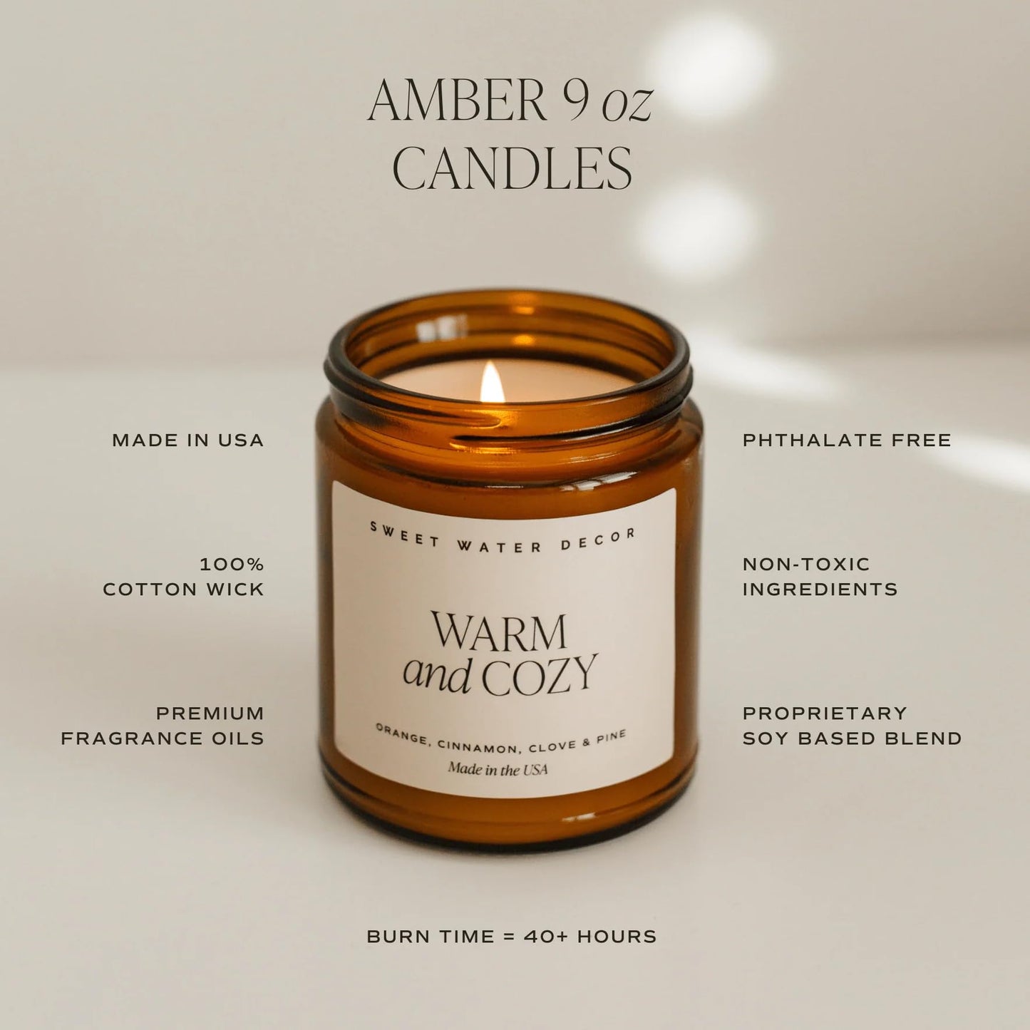 Sweet Water Decor Hello Fall Soy Candle, 9oz