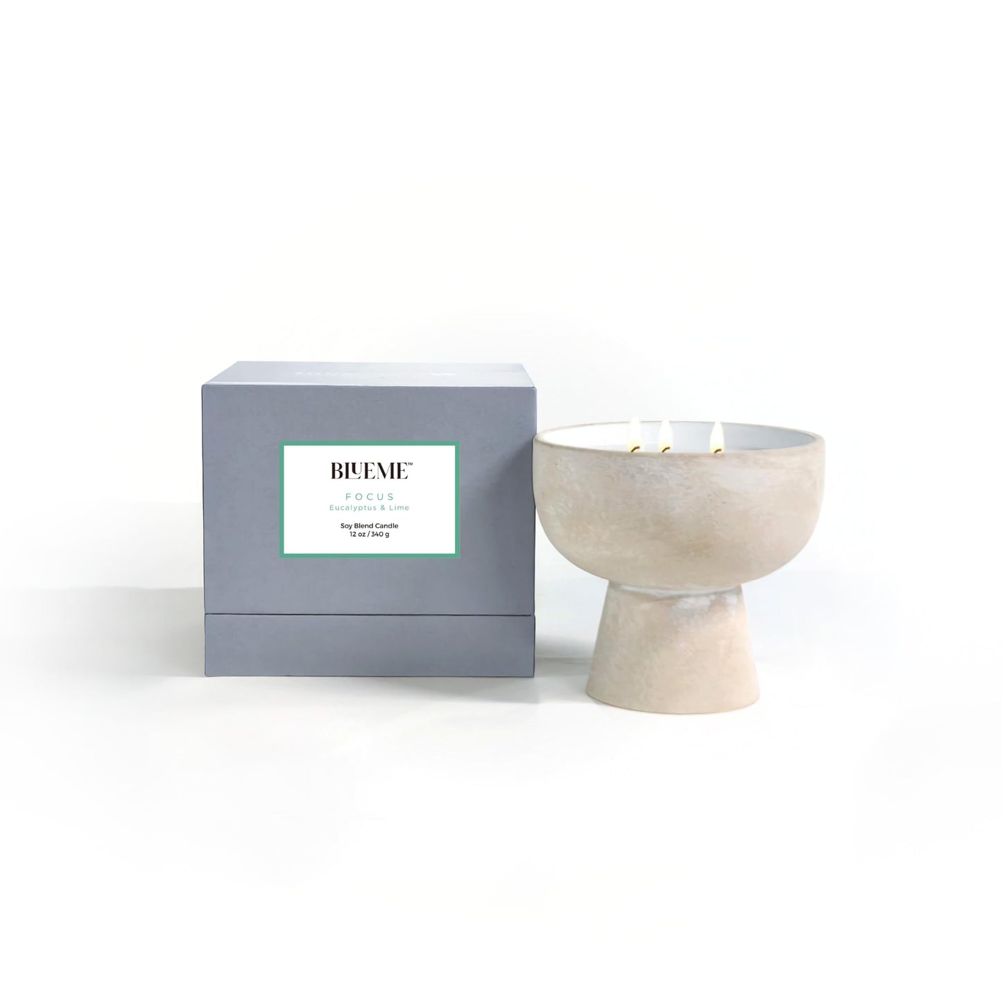 BLUEME 6-Wick Bergamot & Musk Candle