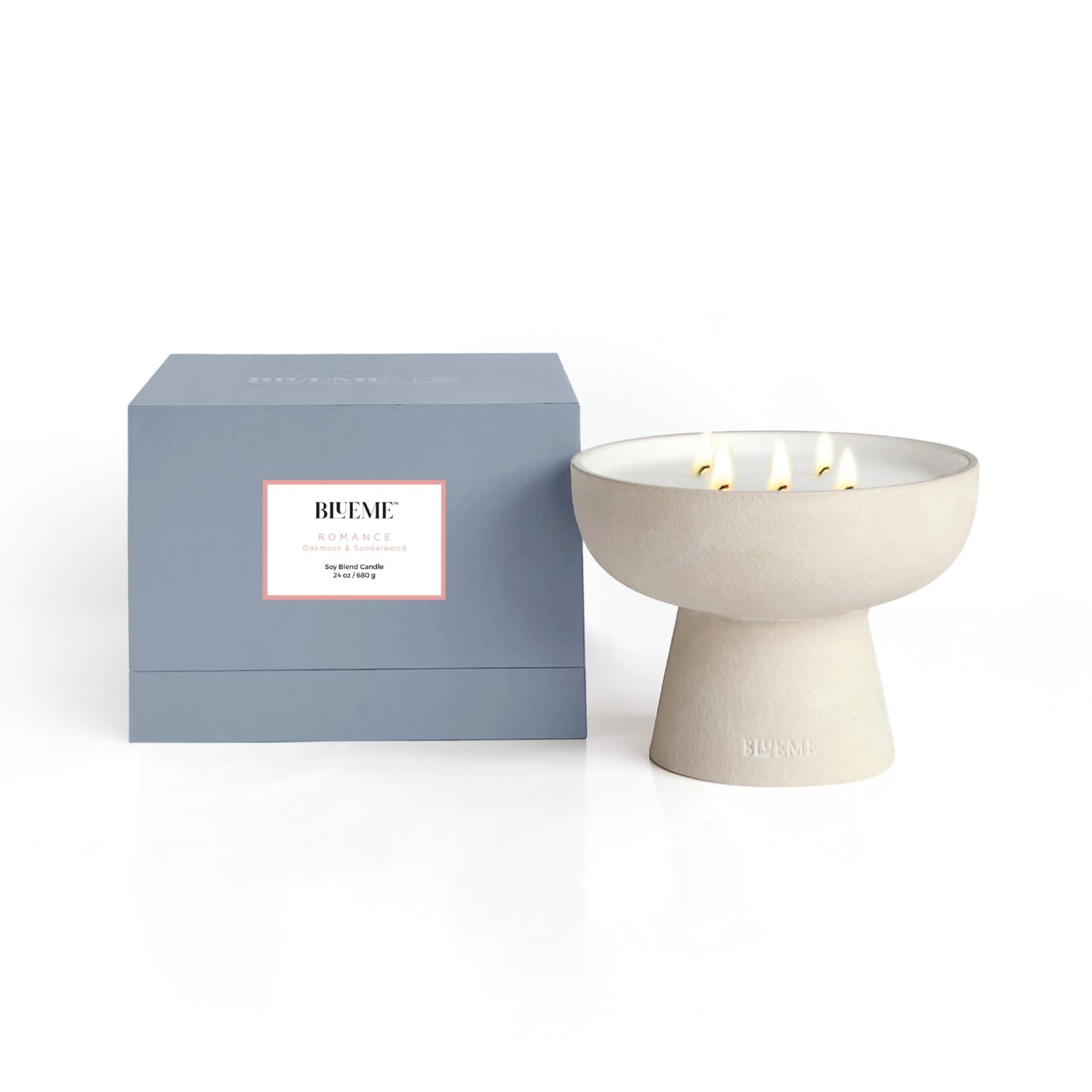BLUEME 6-Wick Bergamot & Musk Candle