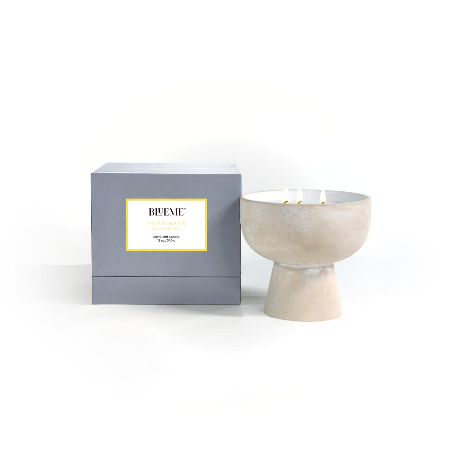 BLUEME 6-Wick Bergamot & Musk Candle