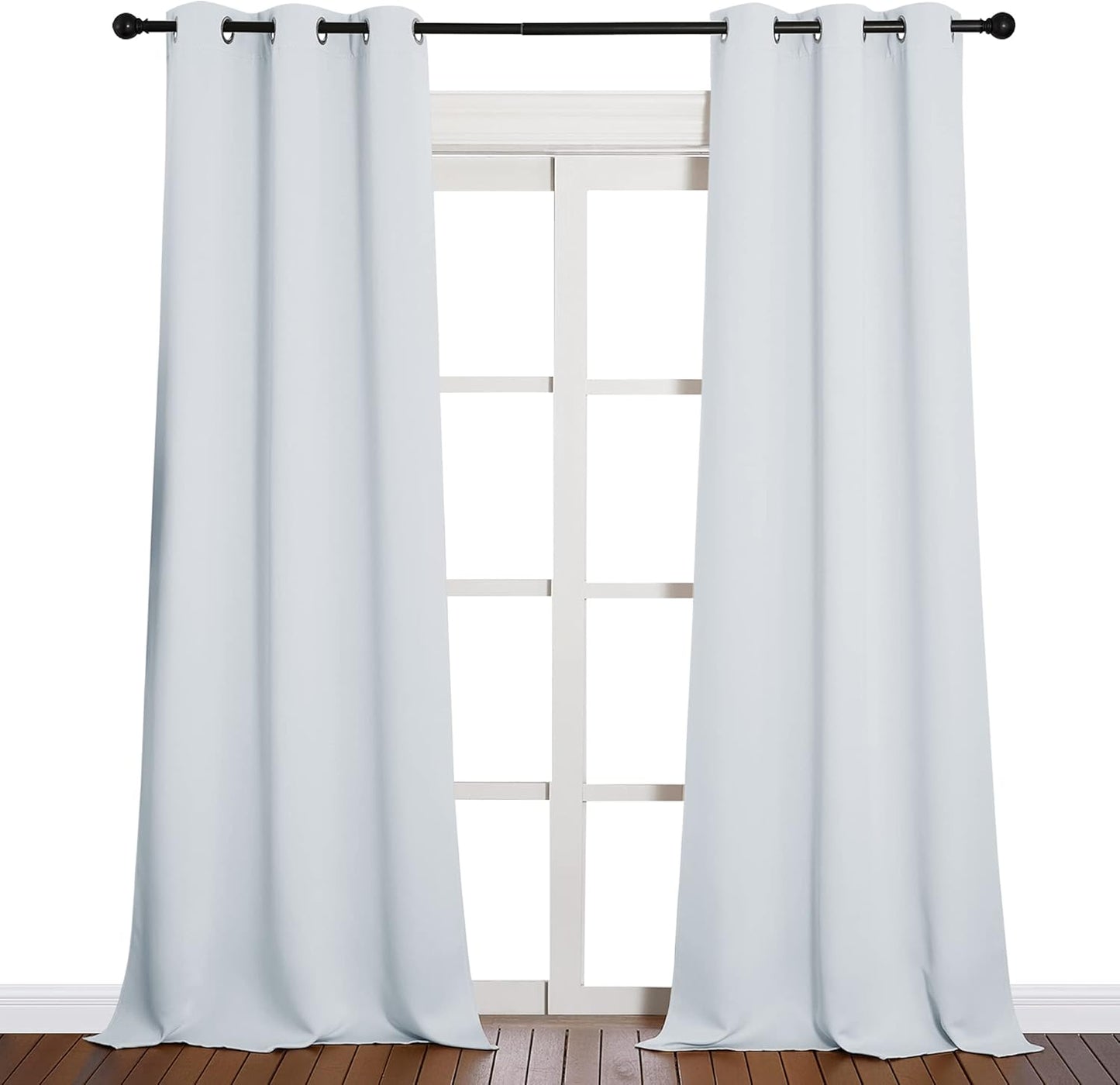 NICETOWN Blackout Curtains 42x63" Black