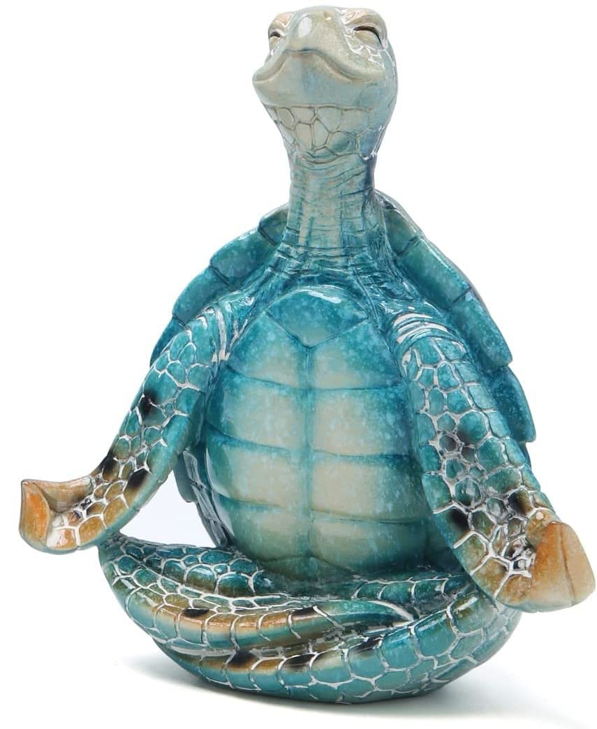VVGIFTS Sea Turtle Yoga Statue