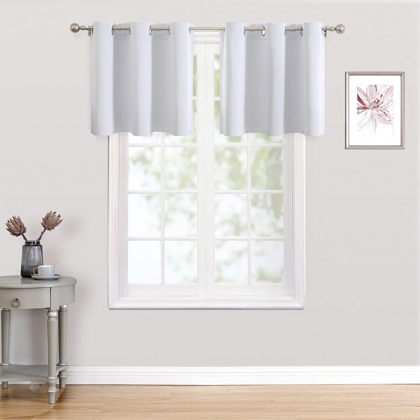 ChrisDowa Blackout Curtains 42x63" Grey, 2 Panels