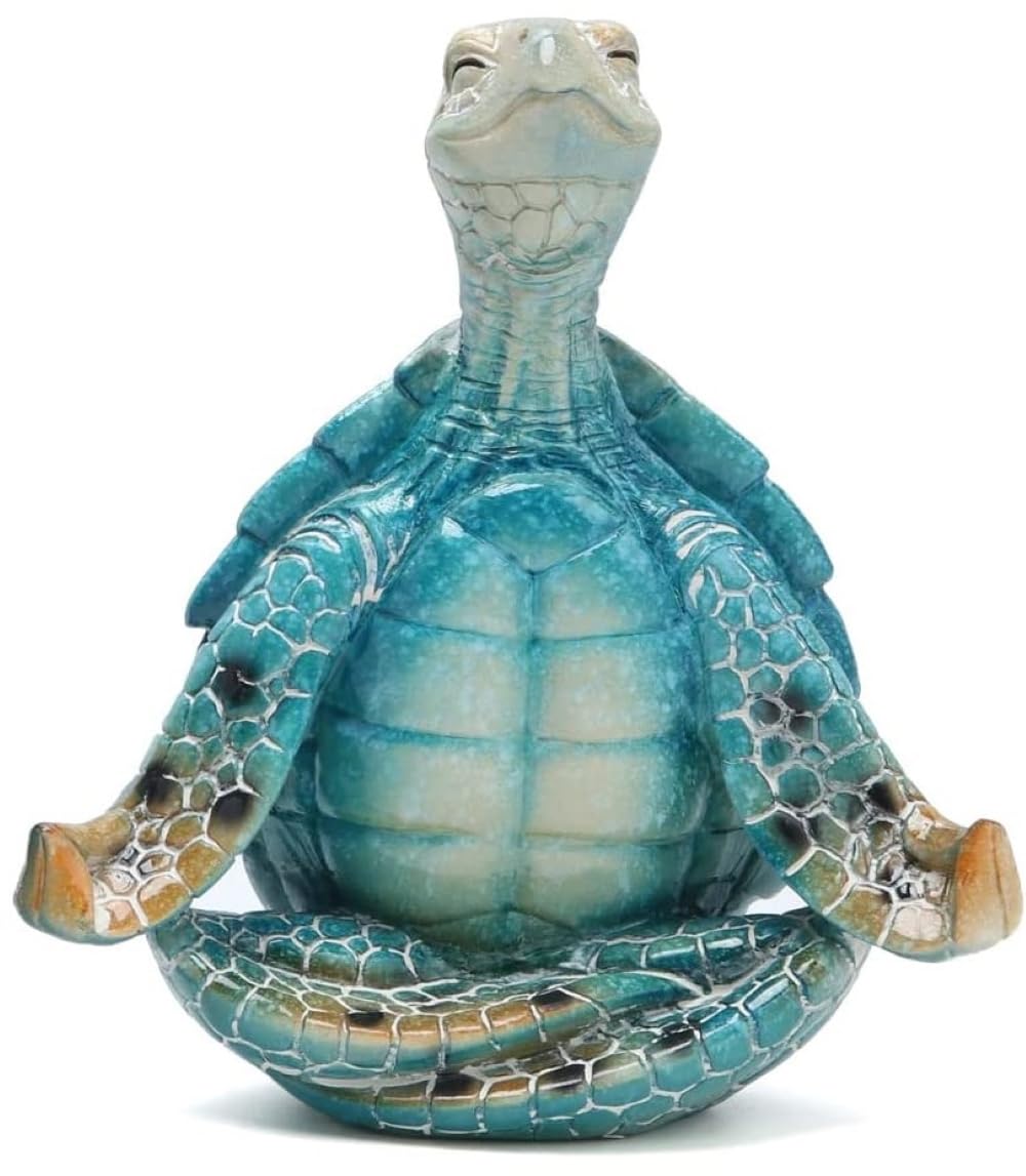 VVGIFTS Sea Turtle Yoga Statue