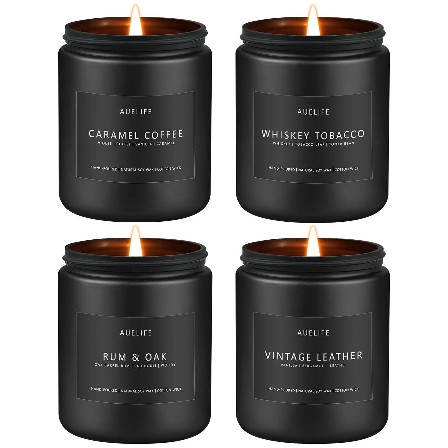 Men’s 4-Pack Scented Candle Set